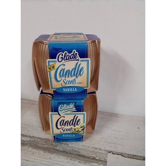 Johnson & Johnson Glade Vanilla Vintage Candle Set Of Two - Picture 2 of 10